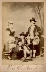 Bocchi Trio, Lombardiet, ca 1880 (s/v foto)