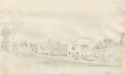 Tutbury Castle: blyertsteckning, nd [?1800-talet]