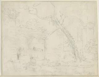 Tutbury Castle: blyertsteckning, nd [?1800-talet]