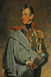 Ukraina, Jalta, Alupka-palatset (1828), bild av Mikhail Vorontsov, guvernör och byggare av palatset