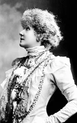 Storbritannien: Skådespelerskan Sarah Bernhardt (22/9/1844-26/3/1923)