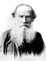 Storbritannien : Ryske författaren Leo Tolstoy