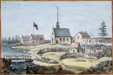 Vy över La Lorette, Kanada