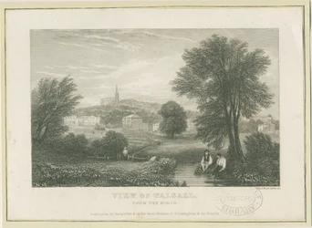 Walsall Town - North View: gravyr och [1800-talet]