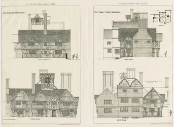 West Bromwich - "The Oaks": fotolitografi, augusti 1876