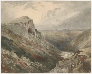 Wetton Dale: akvarellmålning och [? 1800-talet]