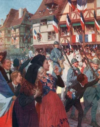 Första världskriget: den franska arméns intåg i Alsace