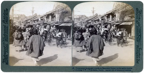 Batsumati street, Yokohama, Japan, 1904.