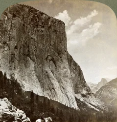 El Capitan and Half Dome, Yosemite Valley, Kalifornien, USA, 1902