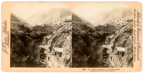 I Mount Libanon, Zahlah, Libanon, 1900.