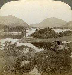 Islands and Upper Lake, Killarney, Irland.