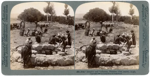 Josephs Well, Dothan, Palestina, 1900.