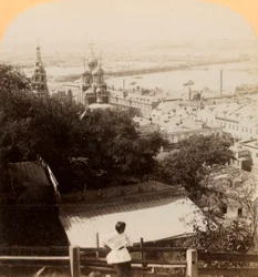 Nizjnij Novgorod, Ryssland, alla nationers sommarmarknadsplats, 1898.