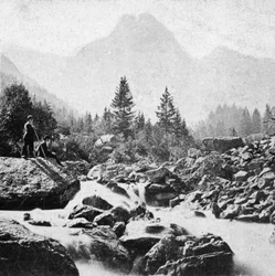 The Wellhorn at Rosenlain, Schweiz, tidigt 1900-tal.