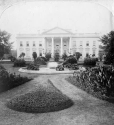 Vita huset, Washington, DC, USA, sent 1800-tal.