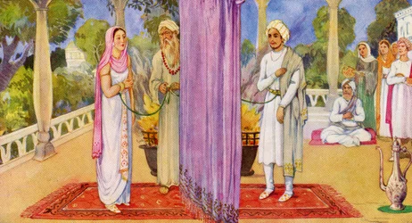 Ett hinduiskt indiskt bröllop, 1941