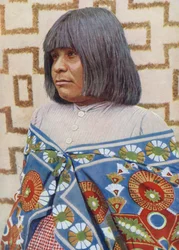 Arizona. Squaw av Walapai-stammen i Arizona. 1920