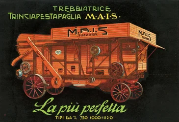 Jordbruksmaskiner. Suzzara, 1925