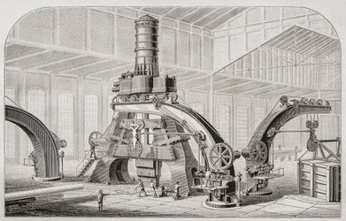 1800-tals ånghammare, eller dropphammare