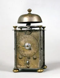 En lummig klosterväckarklocka från början av 1500-talet, använd i kloster, den angav bönetiden.