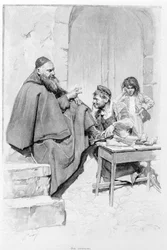 En skomakare på Sicilien 1870.