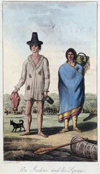 En indier och hans squaw, Kanada