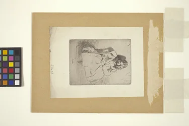 Annie, Sittande (etsning)