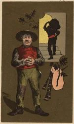 Anonym kromolitografi, sent 1800-tal.
