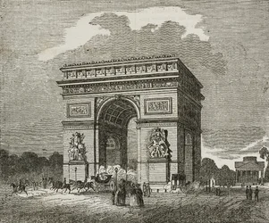 Triumfbågen, Paris, Frankrike