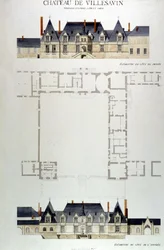 Arkitektur av Château de Villesavin, turné i Sologne, Loir et Cher (41)