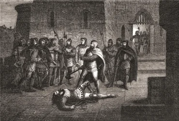 Mordet på Étienne Marcel år 1358 - i Henri Martins 