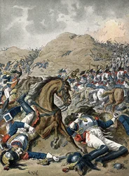 Slaget vid Moskova (även slaget vid Borodino), erövringen av redutten