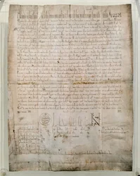 Bulle från 1168 av påven Alexander III (Orlando Bandinelli