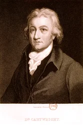 CARTWRIGHT Edmund engelsk uppfinnare. Porträtt (etsning)