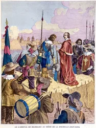 Kardinal Richelieu vid belägringen av La Rochelle (1627 - 1628)