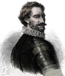 Charles III, hertig av Bourbon - Charles III de Bourbon - Charles de Montpensier (1490-1527), hertig av Bourbon och Connetable av Frankrike. Gravyr av 1800-talet.