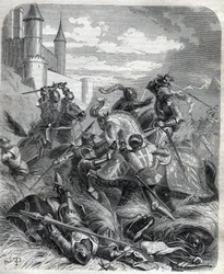Karl III, känd som Karl av Duras (Durazzo) kung av Neapel gick in i Neapel, med hjälp av folket, den 16 juli