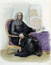 Charles Rollin (1661-1741), författare och historiker i Ed. Mennechet, "" Le Plutarque francais""