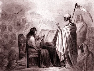 Cholera Morbus. Dödens och epidemiernas gissel (gravyr