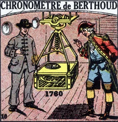 Kronometer av Ferdinand Berthoud (1727-1807), schweizisk urmakare