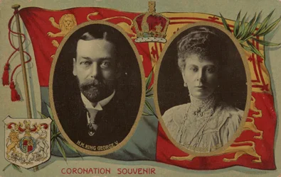 Kröningssouvenir, kung Georg V