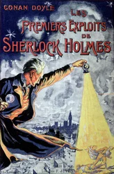 Cover "" Les Premiers exploits de Sherlock Holmes""" av Conan Doyle.