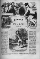 Omslag till romanen "" Eve and David""