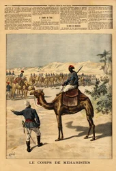 Skapande av en speciell kår av meharister för den franska erövringen av Sudan, för att slåss mot tuaregerna. Meharis, kan stanna en vecka utan att äta, gå på trav med en galopphästs hastighet, kan resa mer än 100 kilometer om dagen, och de är