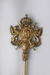 Detalj av nyckeln till Chambellan, Mexiko. Period av kung Maximilian I (1832-1867).