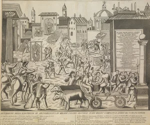 Den stora milanesiska pesten 1630. Omkring 1835