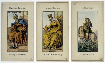 Divinatoriska tarotkort, deb. 1800-talet (?)