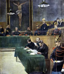 Dreyfus-fallet, kommendörkapten Esterhazy i krigsrådet