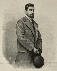 Eugenio Ruspoli (1866-1893), italiensk upptäcktsresande, fotografi av Angiolini från L