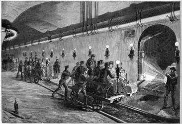 Utflykt i Paris kloaker 1872.